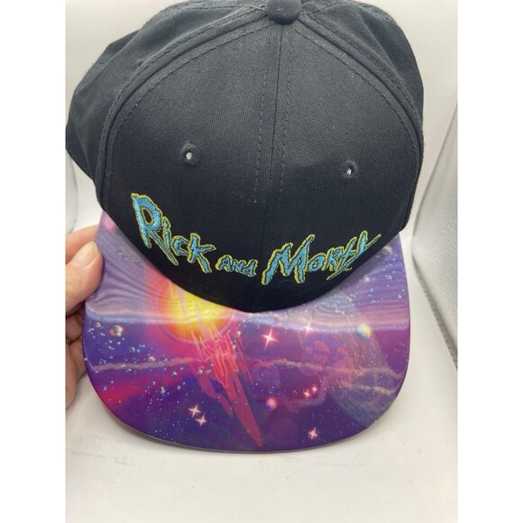 Bioworld Adult Swim Adjustable Rick and Morty Adustable OSFM Baseball Cap - Picture 3 of 7